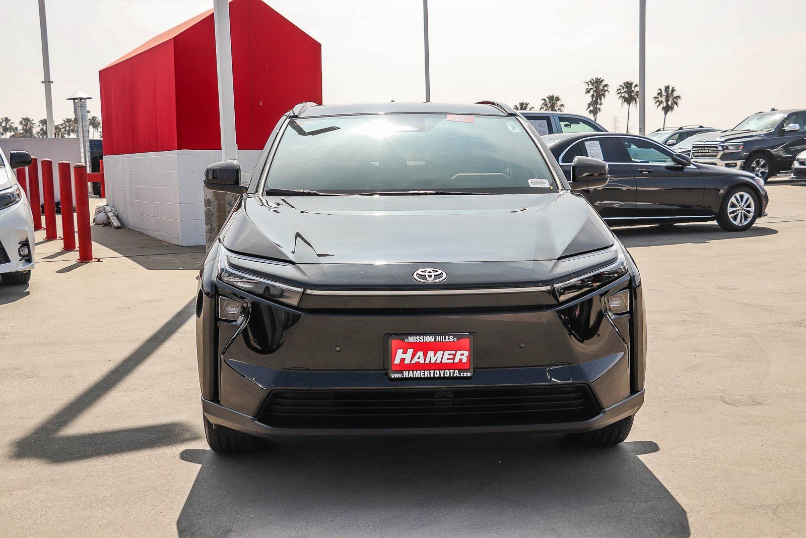 Certified 2026 Toyota bZ XLE with VIN JTMBCAEB5TA001028 for sale in Los Angeles, CA