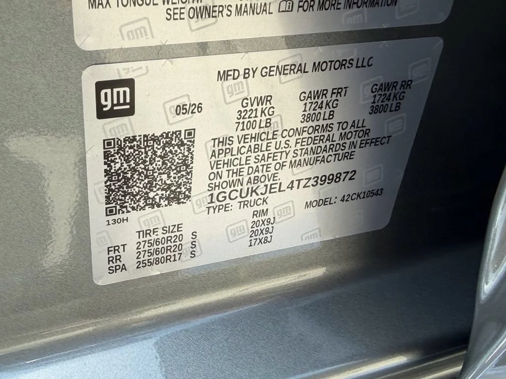 New 2026 Sterling Gray Metallic Chevrolet High Country image 10