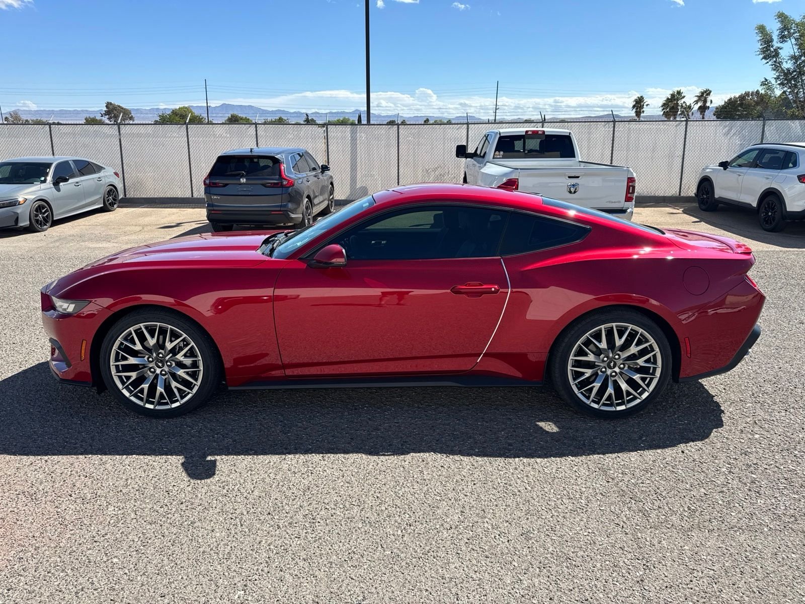Used 2024 Red Metallic Ford EcoBoost Premium image 8