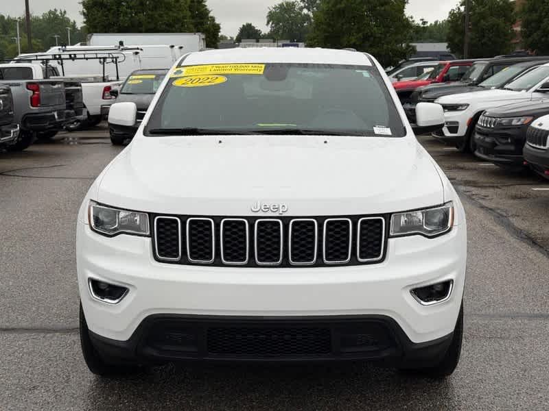 Used 2022 Bright White Clear Coat Jeep Laredo E image 10