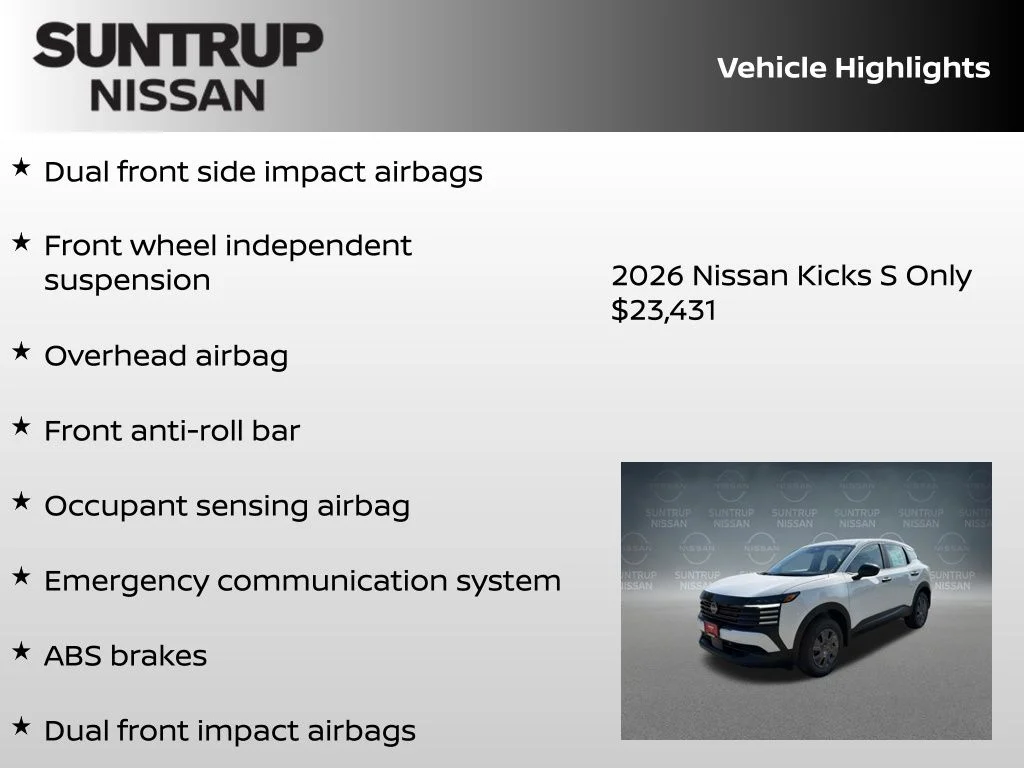 New 2026 White Nissan S image 16