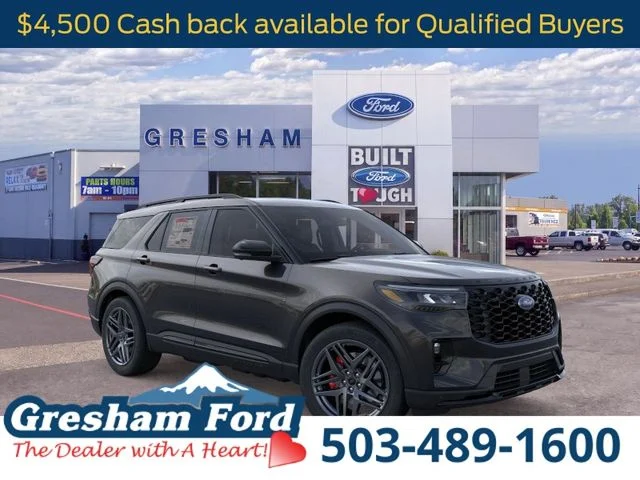 New 2026 Agate Black Metallic Ford ST image 7