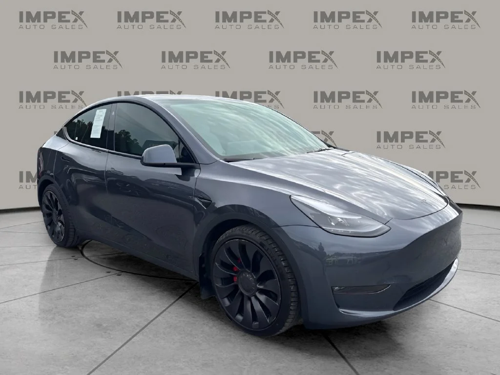 Used 2022 Gray Tesla Performance image 7