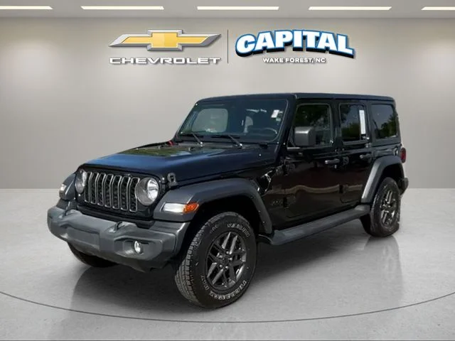 Used 2024 Black Jeep Sport S image 1