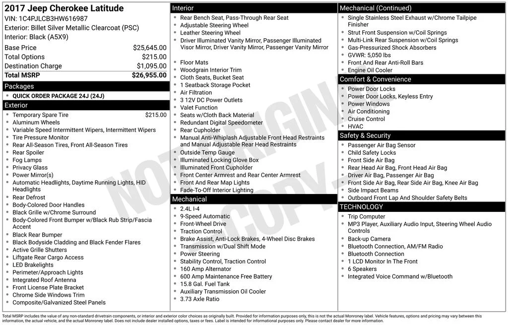 Used 2017 Silver Jeep Latitude image 6