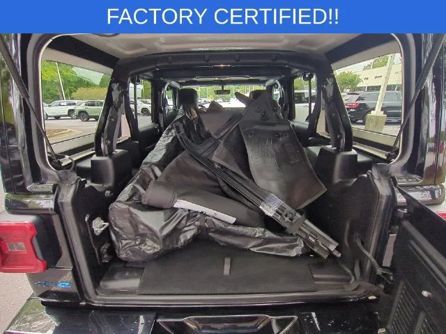 Used 2022 Black Jeep Unlimited Sahara 4xe image 29