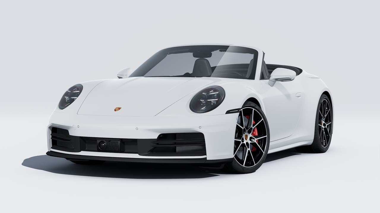 New 2027 White Porsche Carrera S Cabriolet image 1