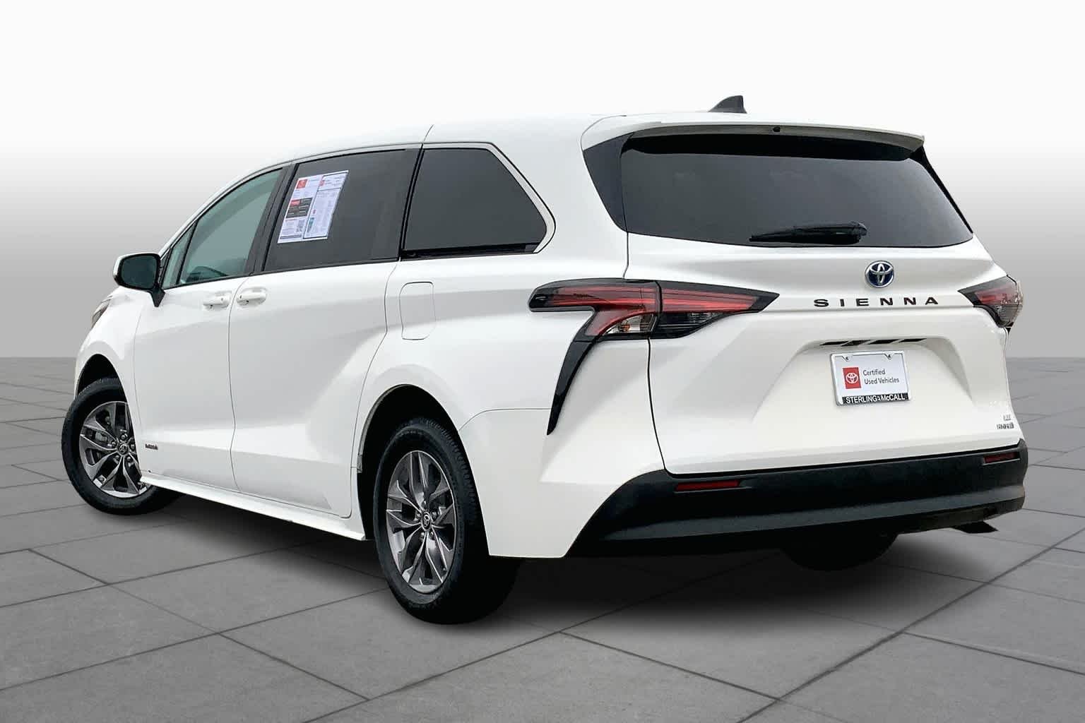 Used 2021 Super White Toyota LE image 11