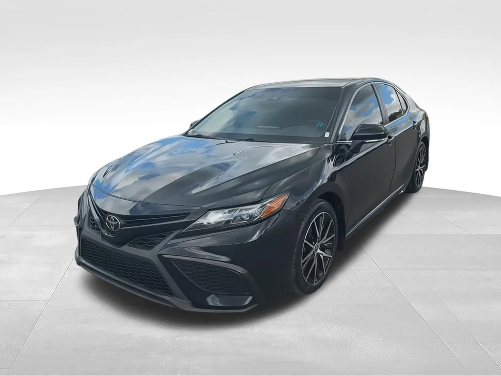 Used 2021 Black Toyota SE image 4