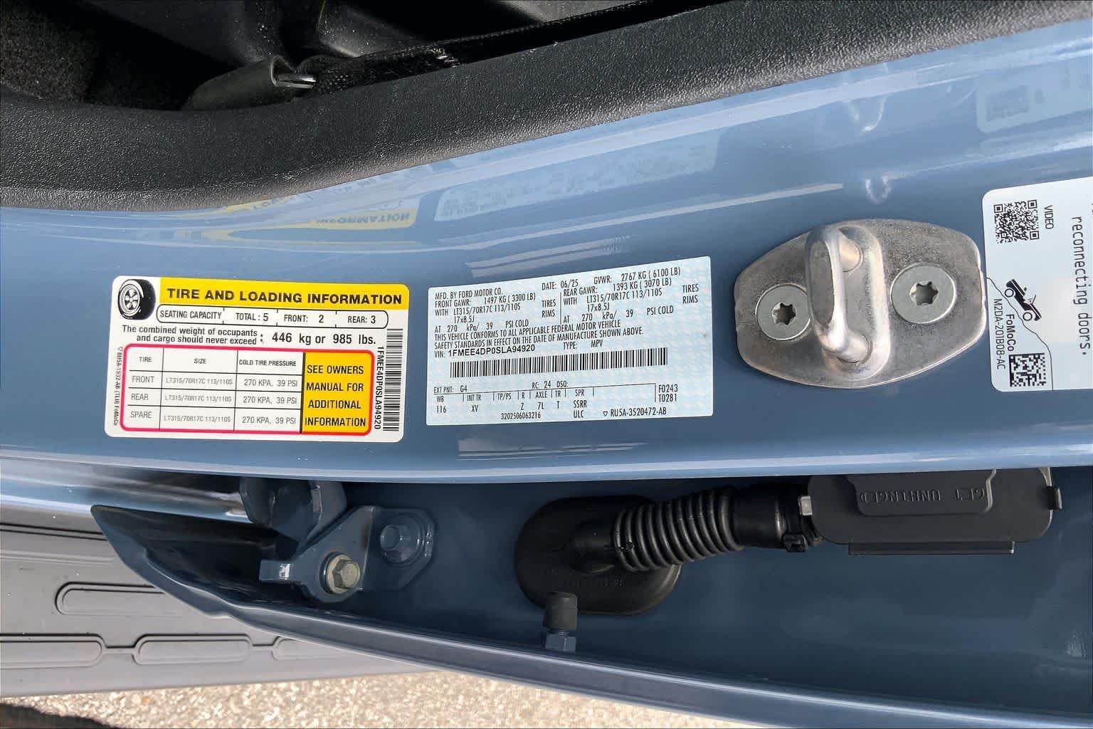Used 2025 Azure Gray Metallic Ford Heritage Edition image 31
