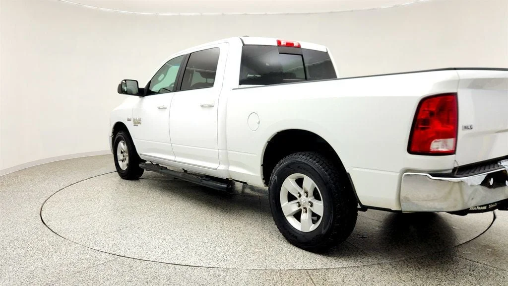 Used 2019 Bright White Clearcoat Ram SLT 4x4 Crew Cab 5
