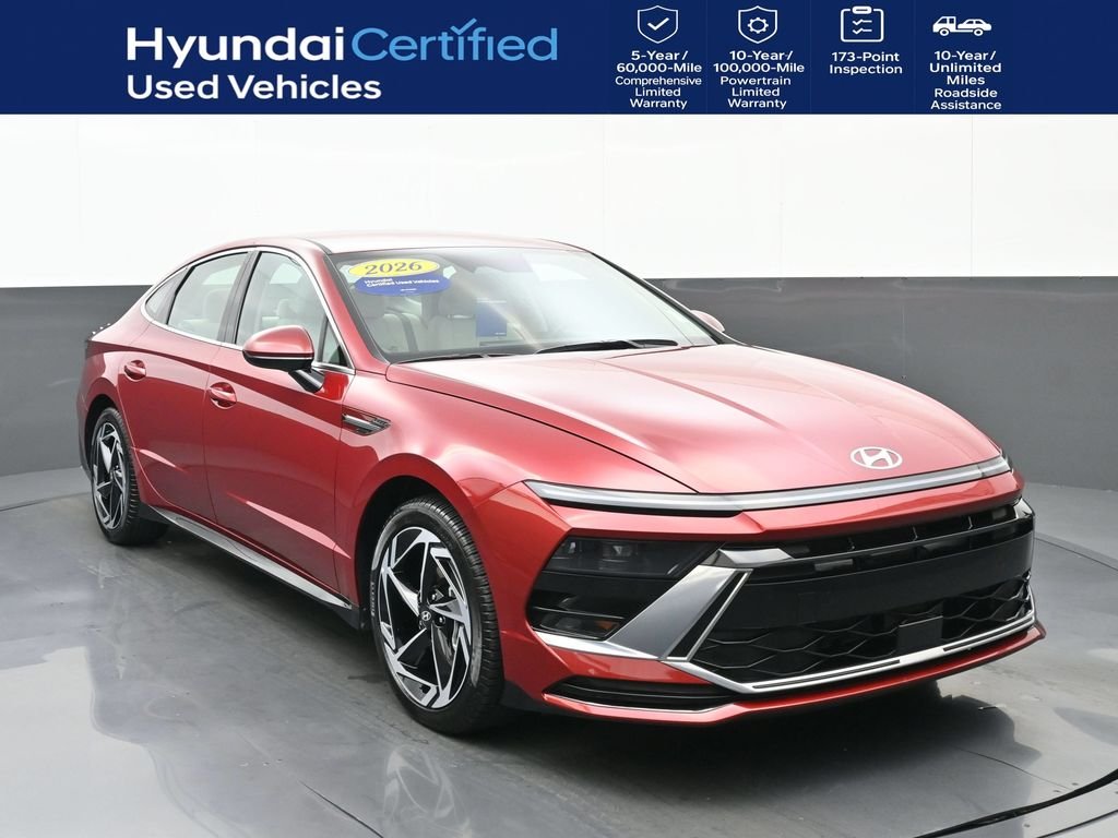 Certified Used 2026 Red Hyundai SEL Sport image 1