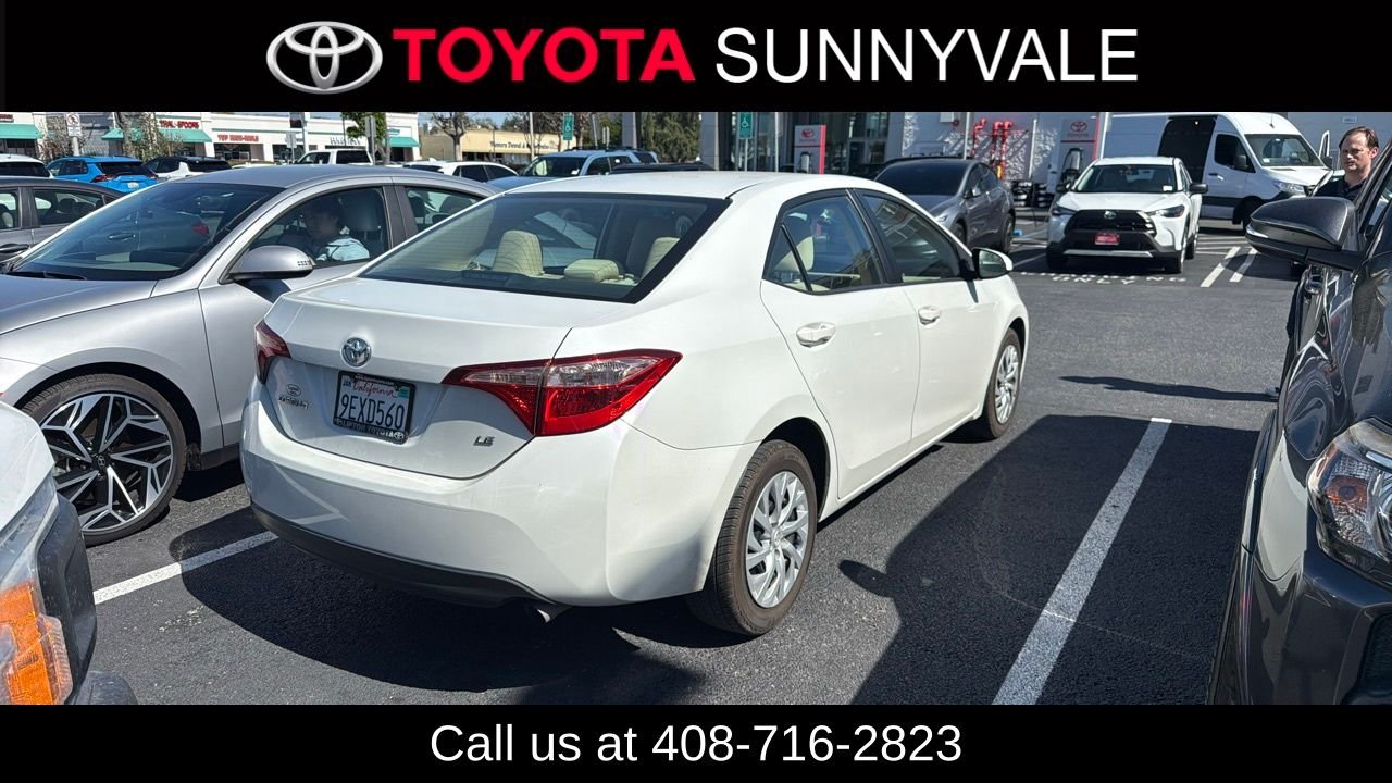 Used 2017 Toyota Corolla LE with VIN 5YFBURHE2HP612316 for sale in Sunnyvale, CA