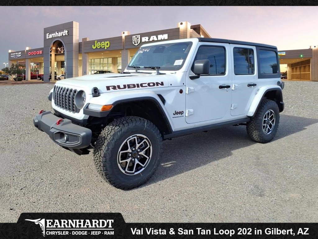 New 2026 Bright White Clear-Coat Exterior Paint Jeep Rubicon image 1