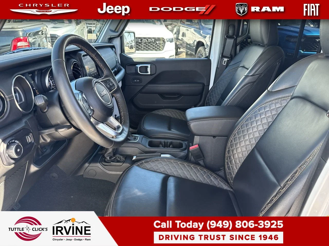 Used 2023 Bright White Clearcoat Jeep High Altitude image 28