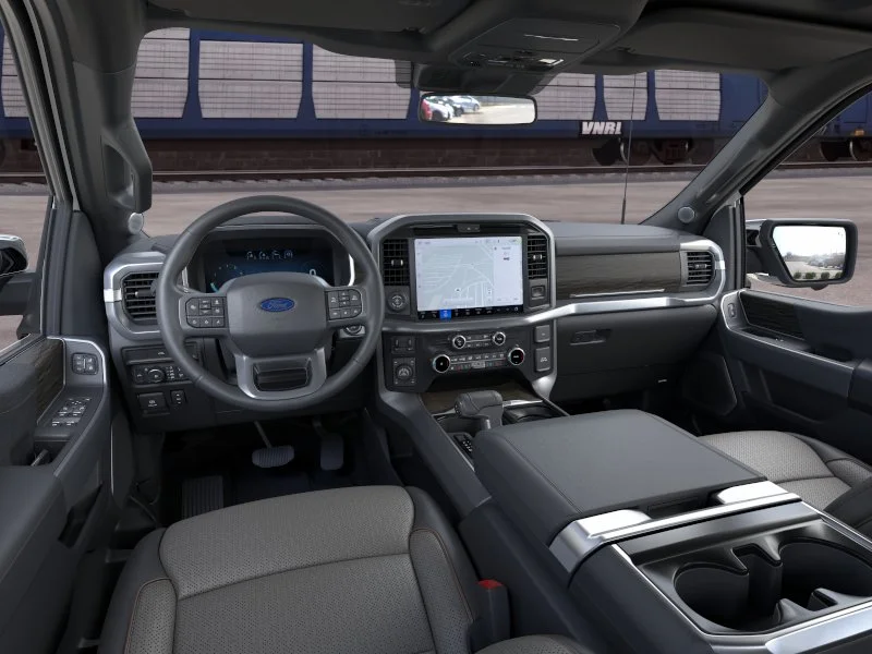 New 2026 Star White Metallic Tri-Coat Ford LARIAT image 9