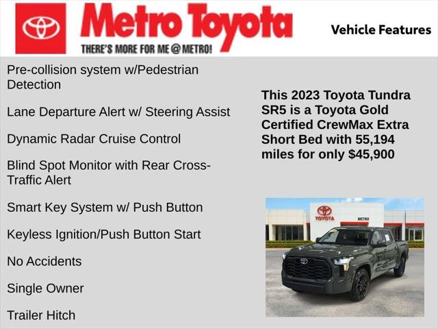 Certified Used 2023 ARMY GREEN Toyota SR5 image 11