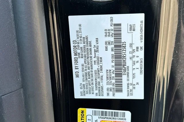 Used 2024 Black Ford EcoBoost Premium image 33