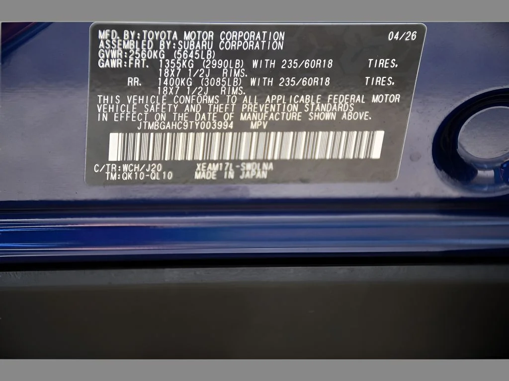New 2026 SAPPHIRE BLUE PEARL Subaru Premium image 25