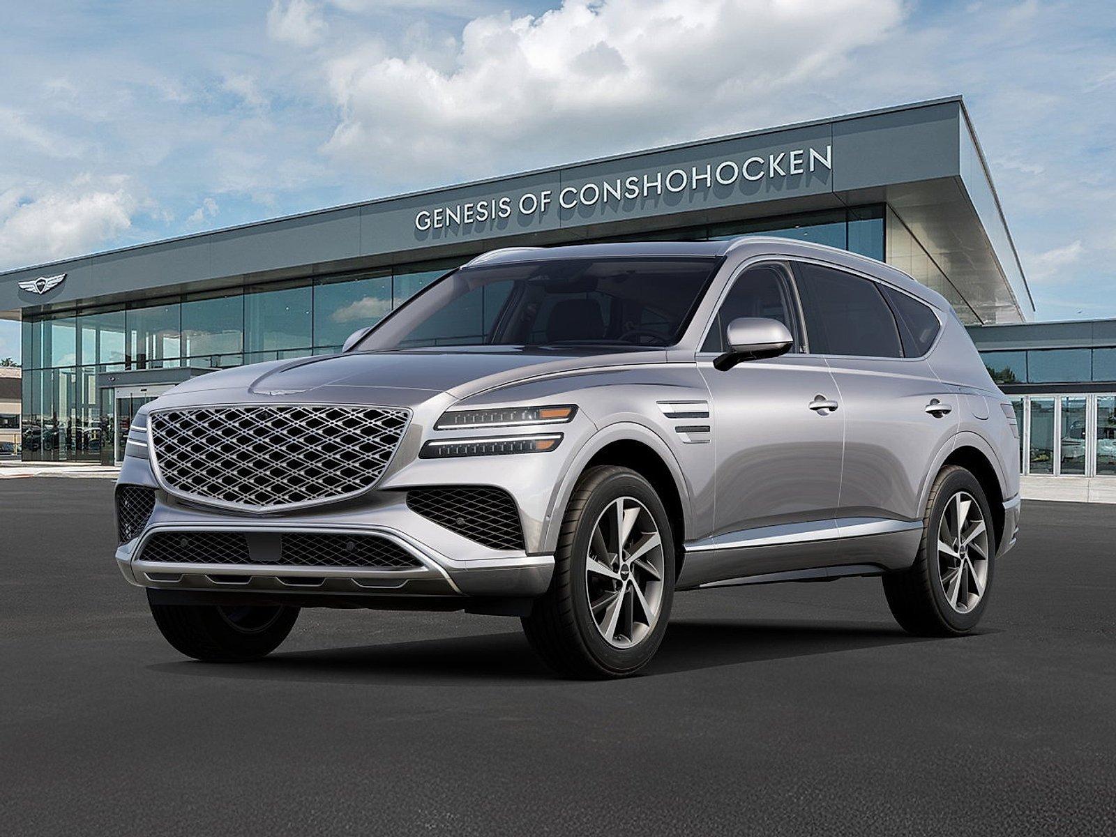 ソキウス　シャイニーシルバー New 2027 Genesis GV80 3.5T ADVANCED Sport Utility in Conshohocken