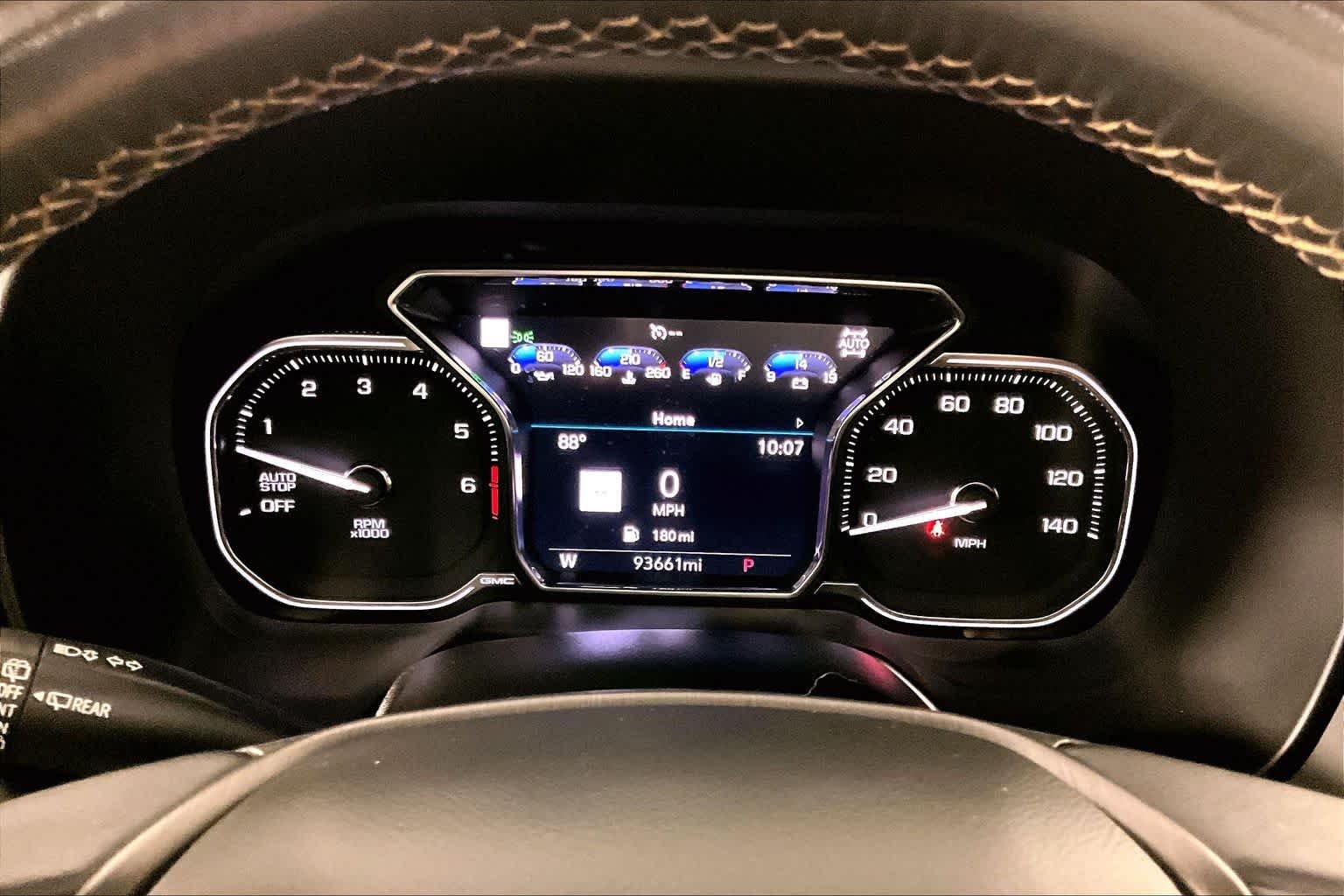 Used 2021 Dark Sky Metallic GMC AT4 image 48