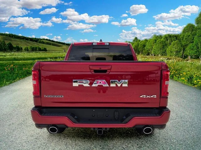 New 2026 Molten Red Pearl-Coat Exterior Paint RAM Laramie image 5