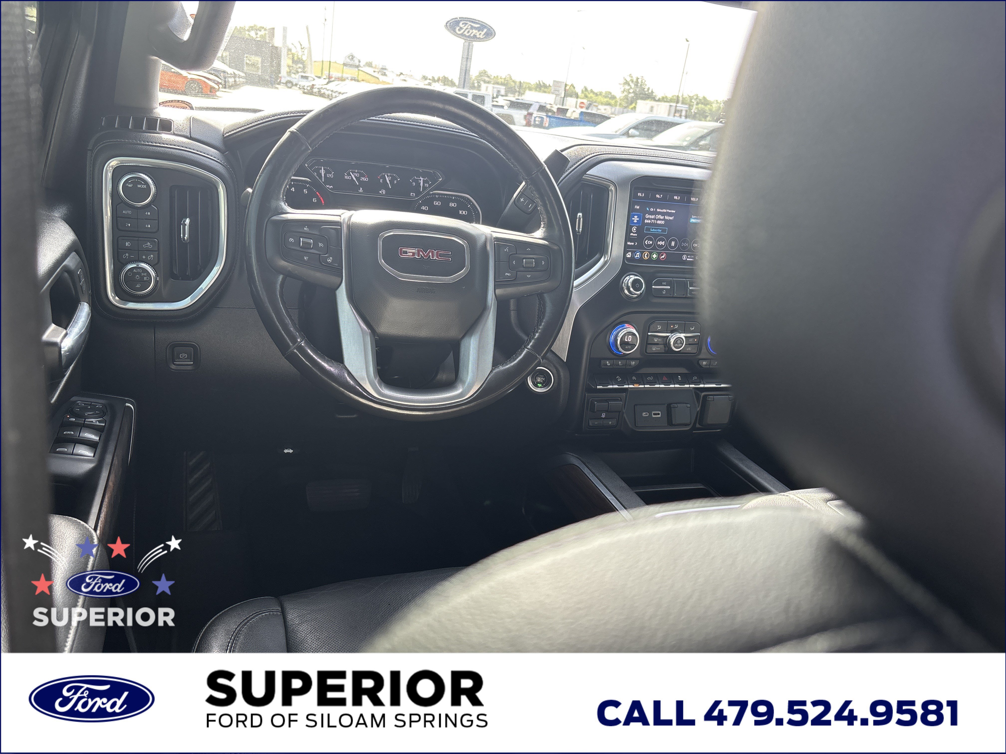 Used 2021 White Frost Tricoat GMC SLT 4WD image 19