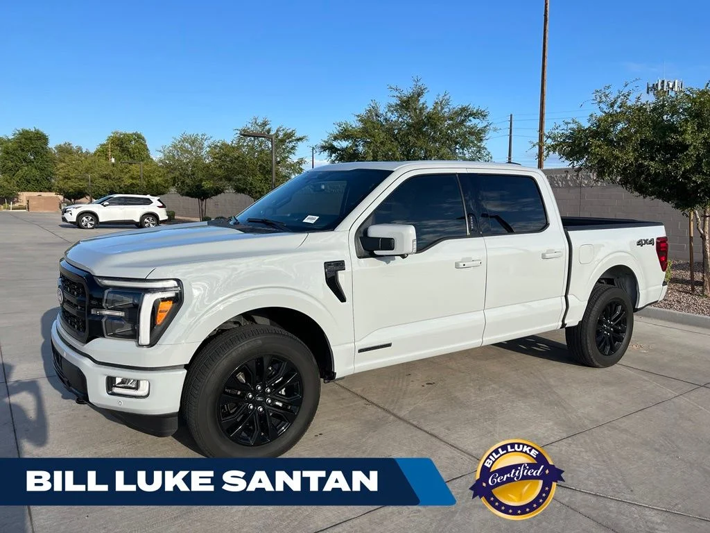Certified Used 2024 White Ford Lariat image 1