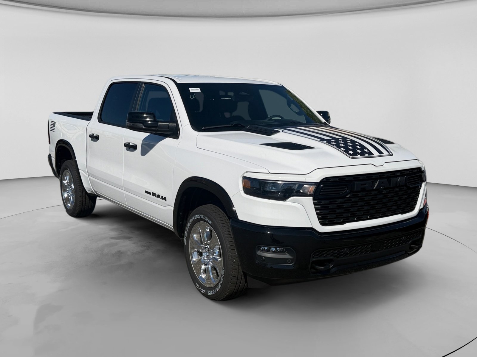 New 2026 Bright White Clear-Coat Exterior Paint RAM Big Horn/Lone Star image 7