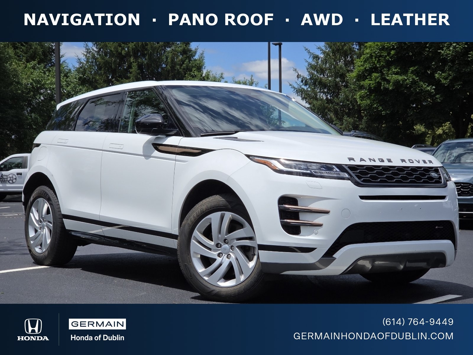 Used 2023 Fuji White Land Rover Dynamic image 1