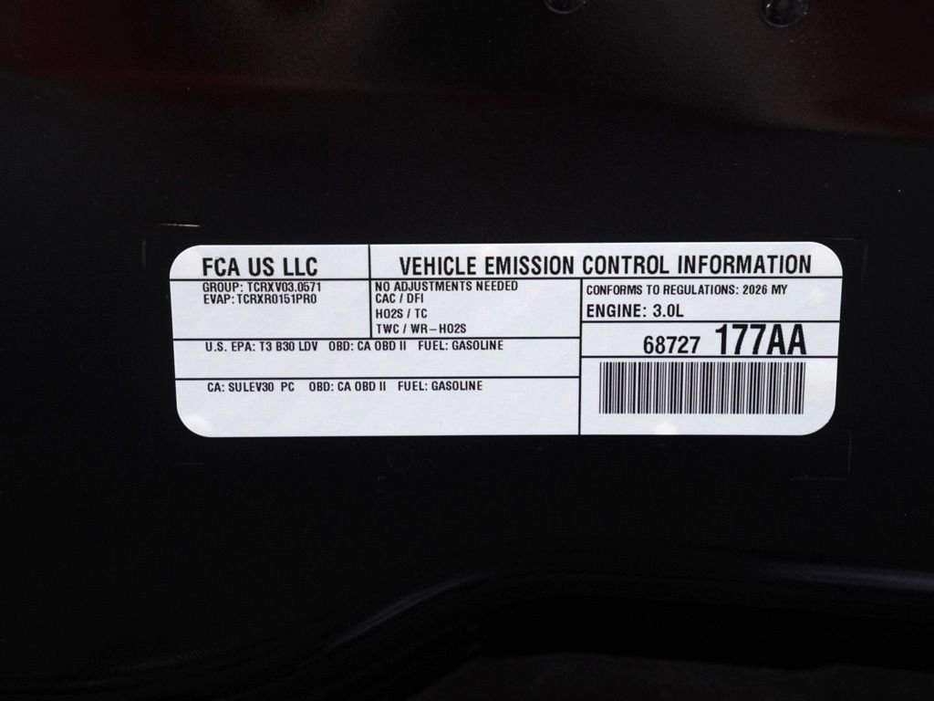 New 2026 Diamond Black Crystal Pearlcoat Dodge R/T Scat Pack image 24