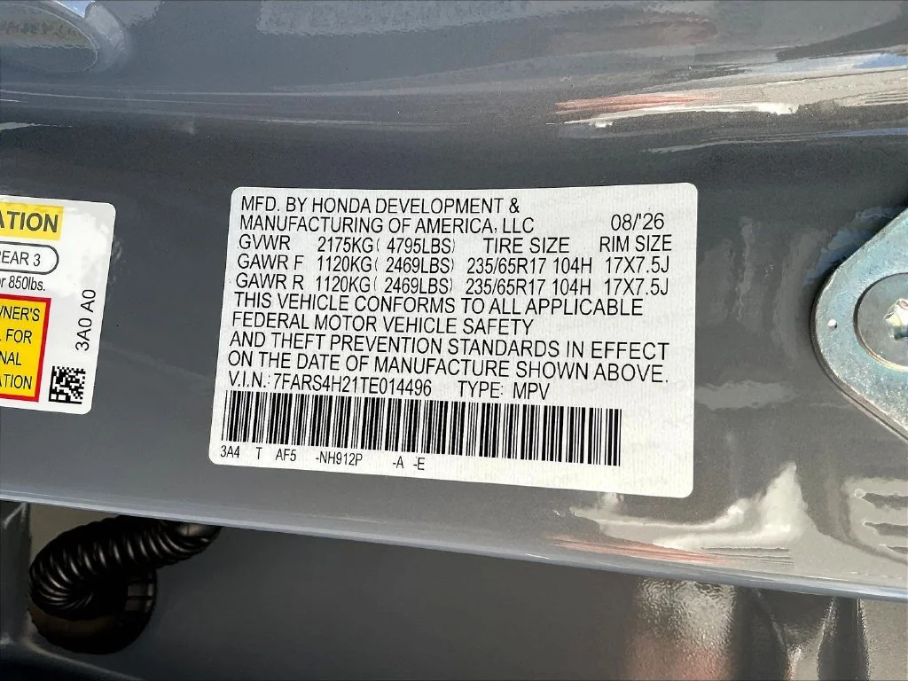 New 2026 Urban Gray Pearl Honda AWD LX image 20