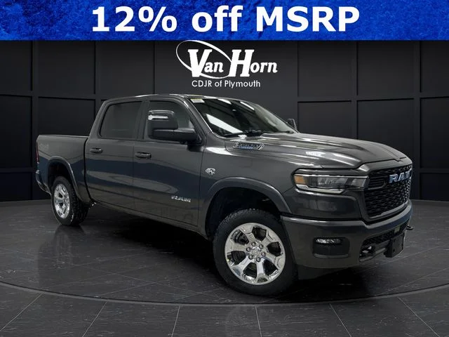 New 2026 Granite Crystal Metallic Clear-Coat Exterior Paint RAM Big Horn/Lone Star image 1
