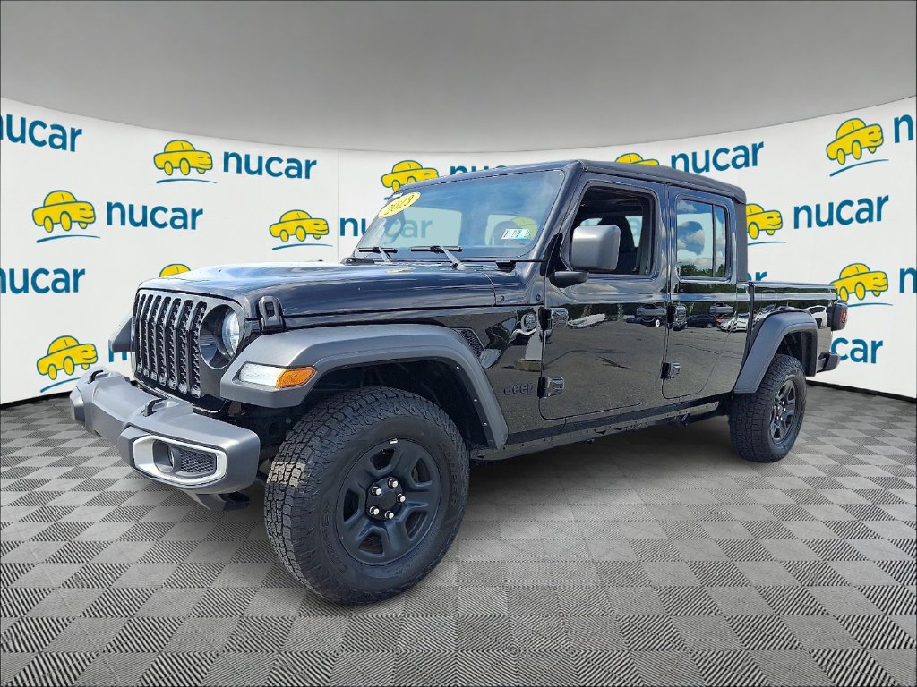 Used 2023 Black Clearcoat Jeep Sport image 3