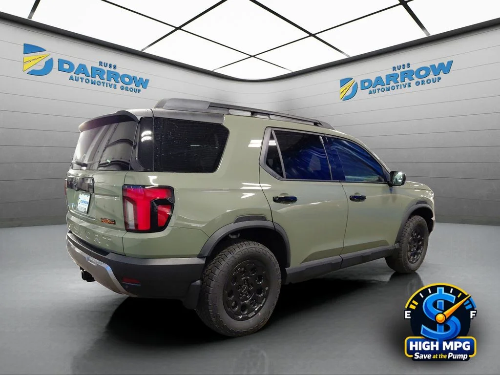 New 2026 Ash Green Metallic Honda TrailSport Elite Blackout image 5