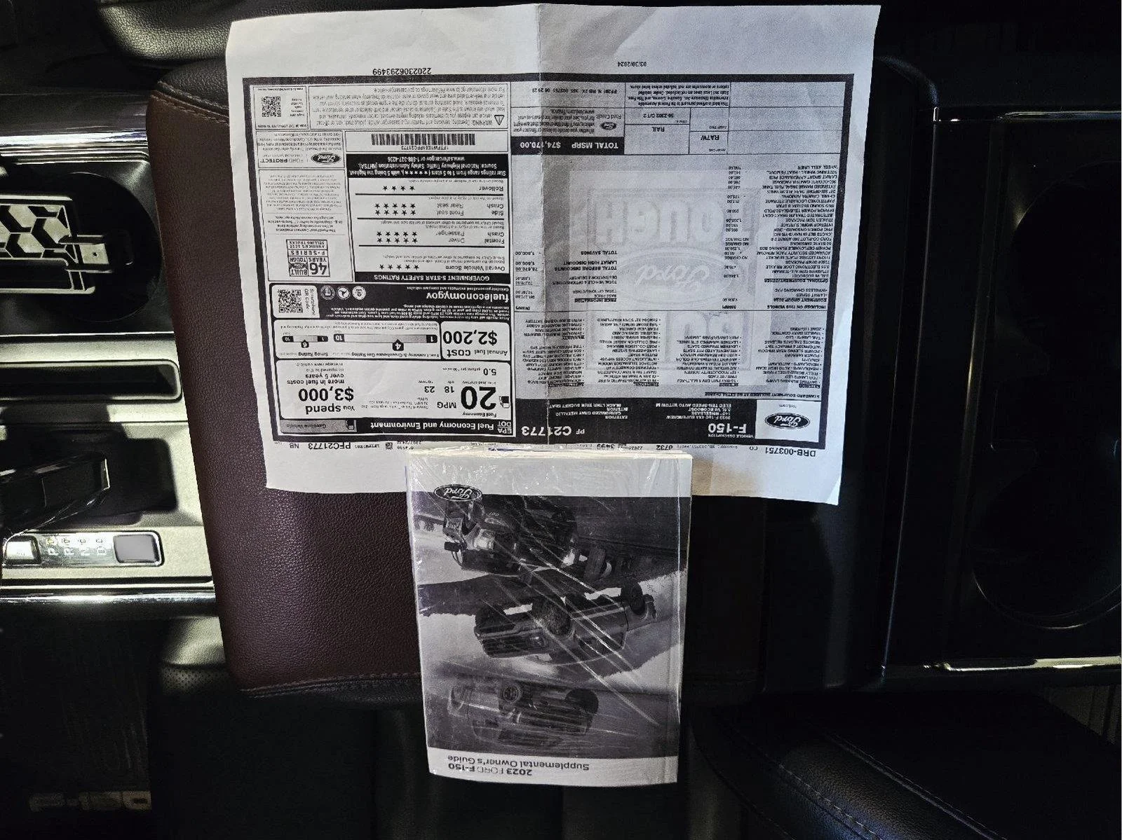 Used 2023 Carbonized Gray Ford LARIAT image 59