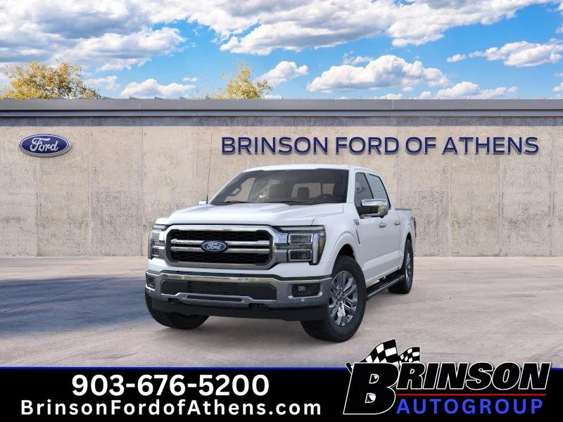 New 2026 Star White Metallic Tri-Coat Ford Lariat® image 2