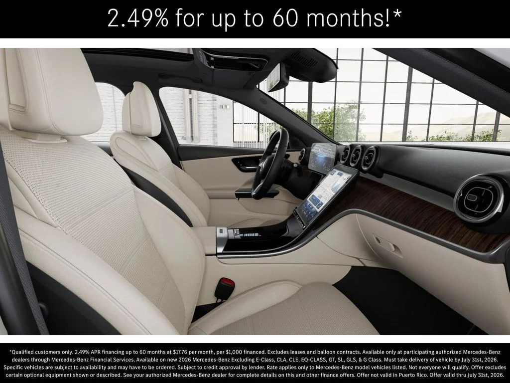New 2026 Polar White Mercedes-Benz C 300 image 4