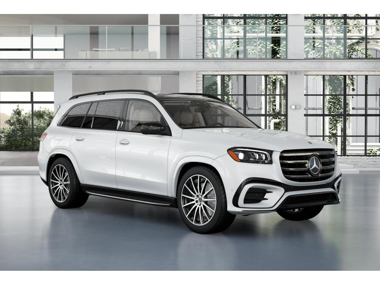 New 2026 MANUFAKTUR Moonlight White Metallic Mercedes-Benz GLS 450 4D Sport Utility 4MATIC® image 12