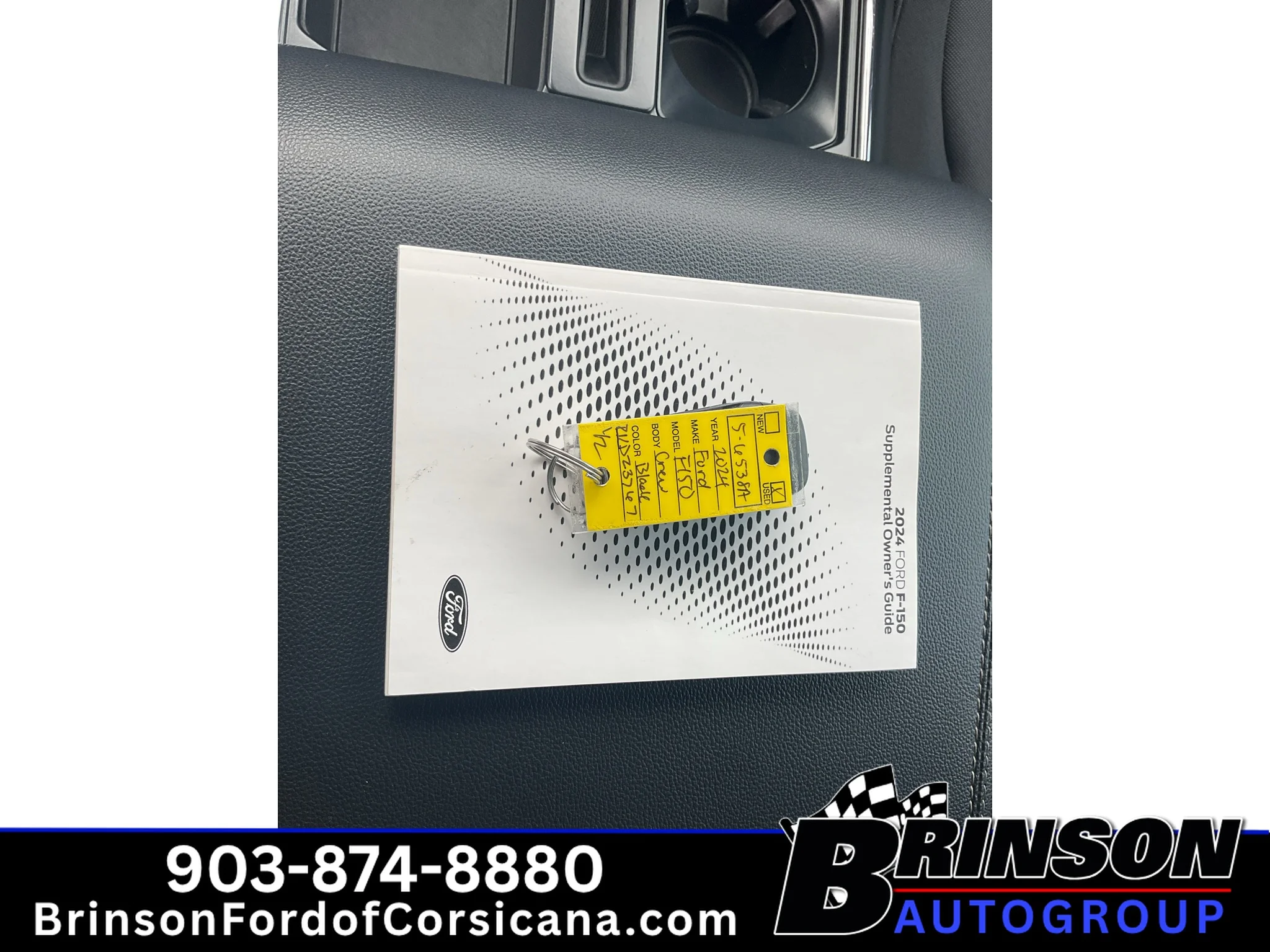 Used 2024 Agate Black Metallic Ford STX image 31
