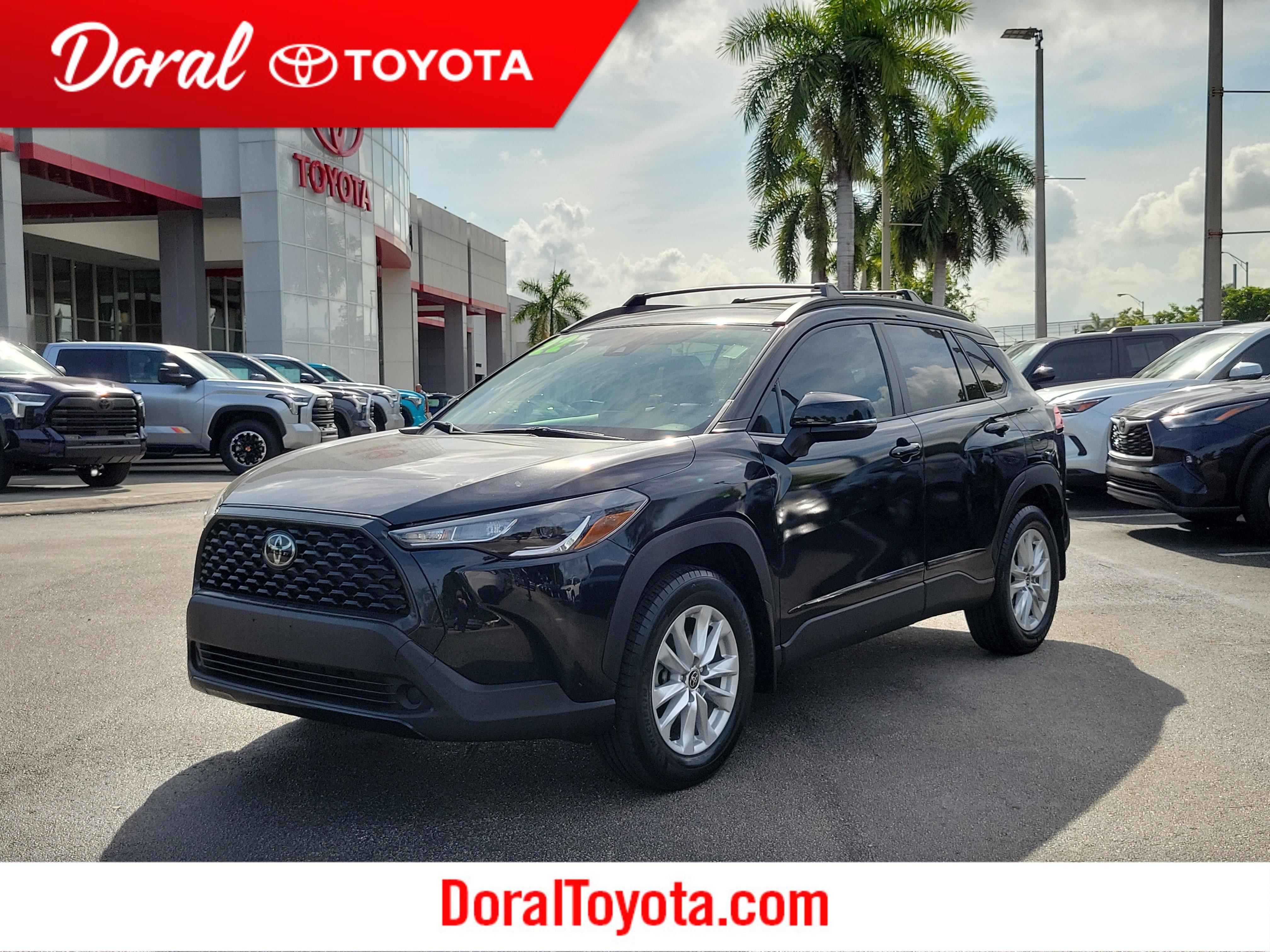 Used 2022 Jet Black Toyota LE image 1