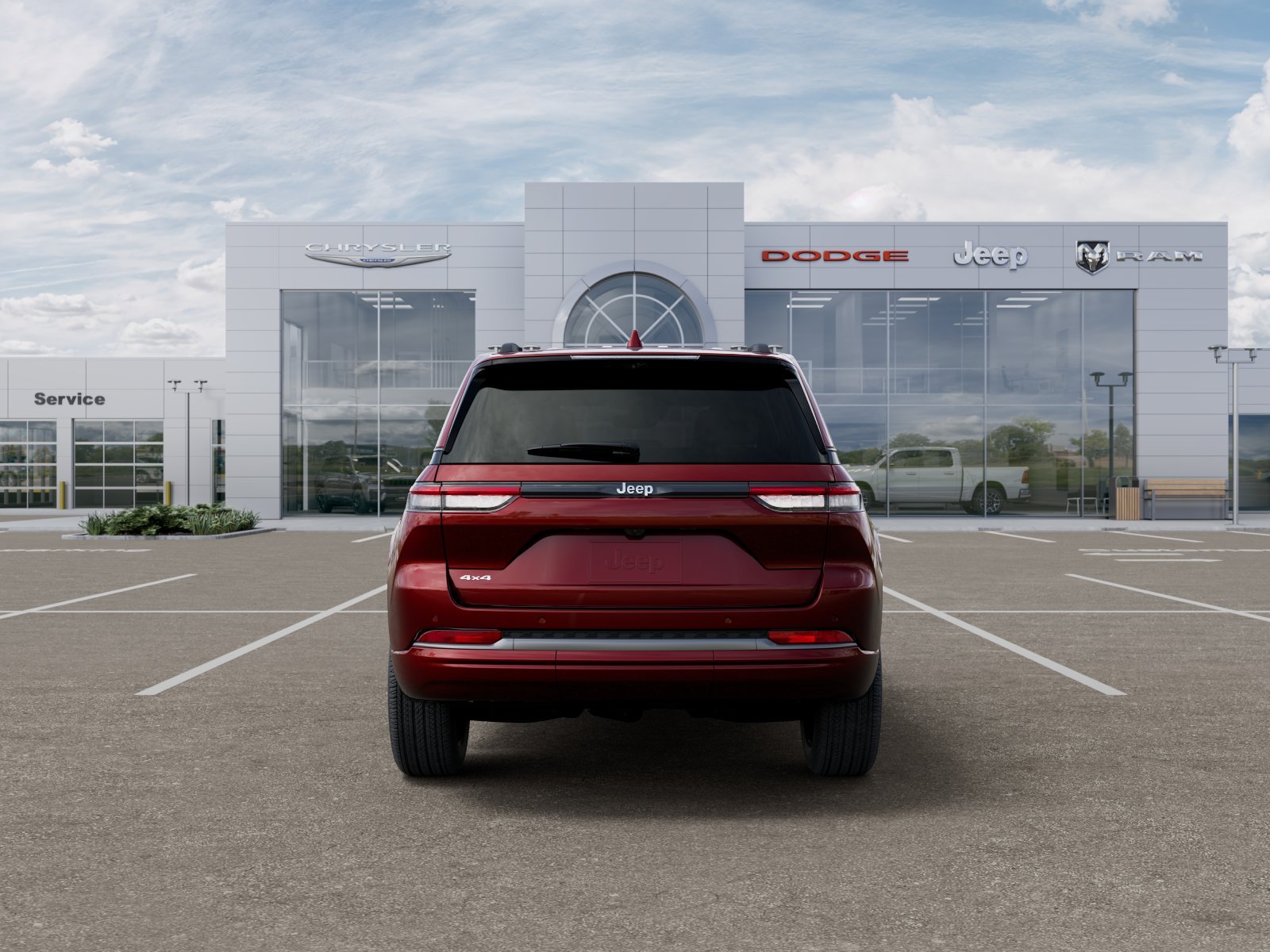 New 2026 Velvet Red Pearl-Coat Exterior Paint Jeep Limited Reserve image 7