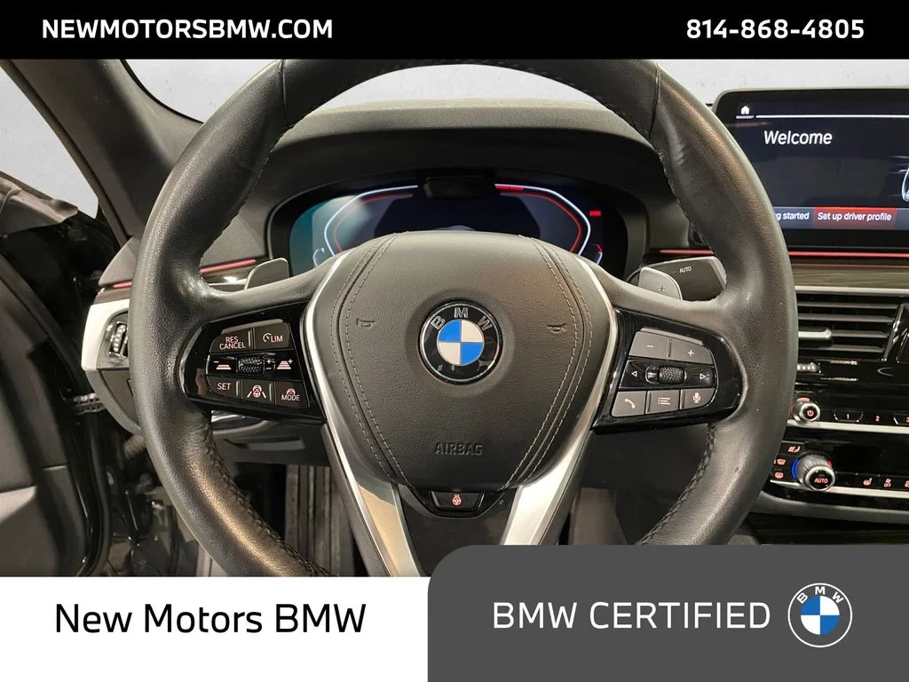 Used 2023 Black Sapphire Metallic BMW 530i xDrive image 12