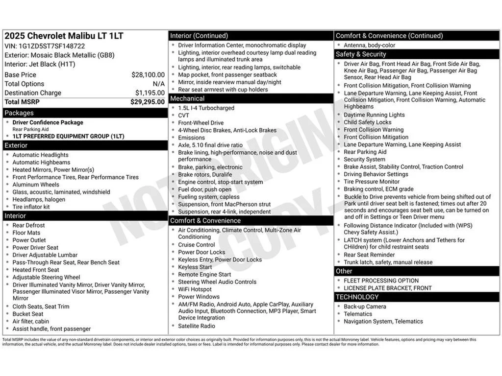 Used 2025 Black Chevrolet LT image 37