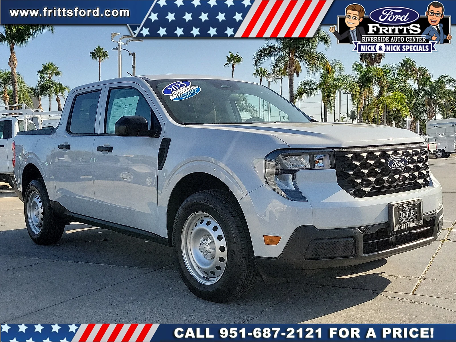 Certified Used 2025 White Metallic Ford XL image 20