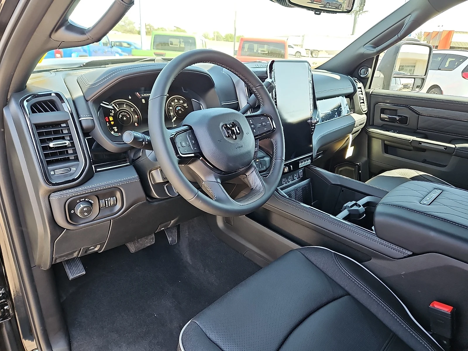 New 2026 Diamond Black Crystal Pearlcoat Ram LIMITED CREW CAB 4X4 6
