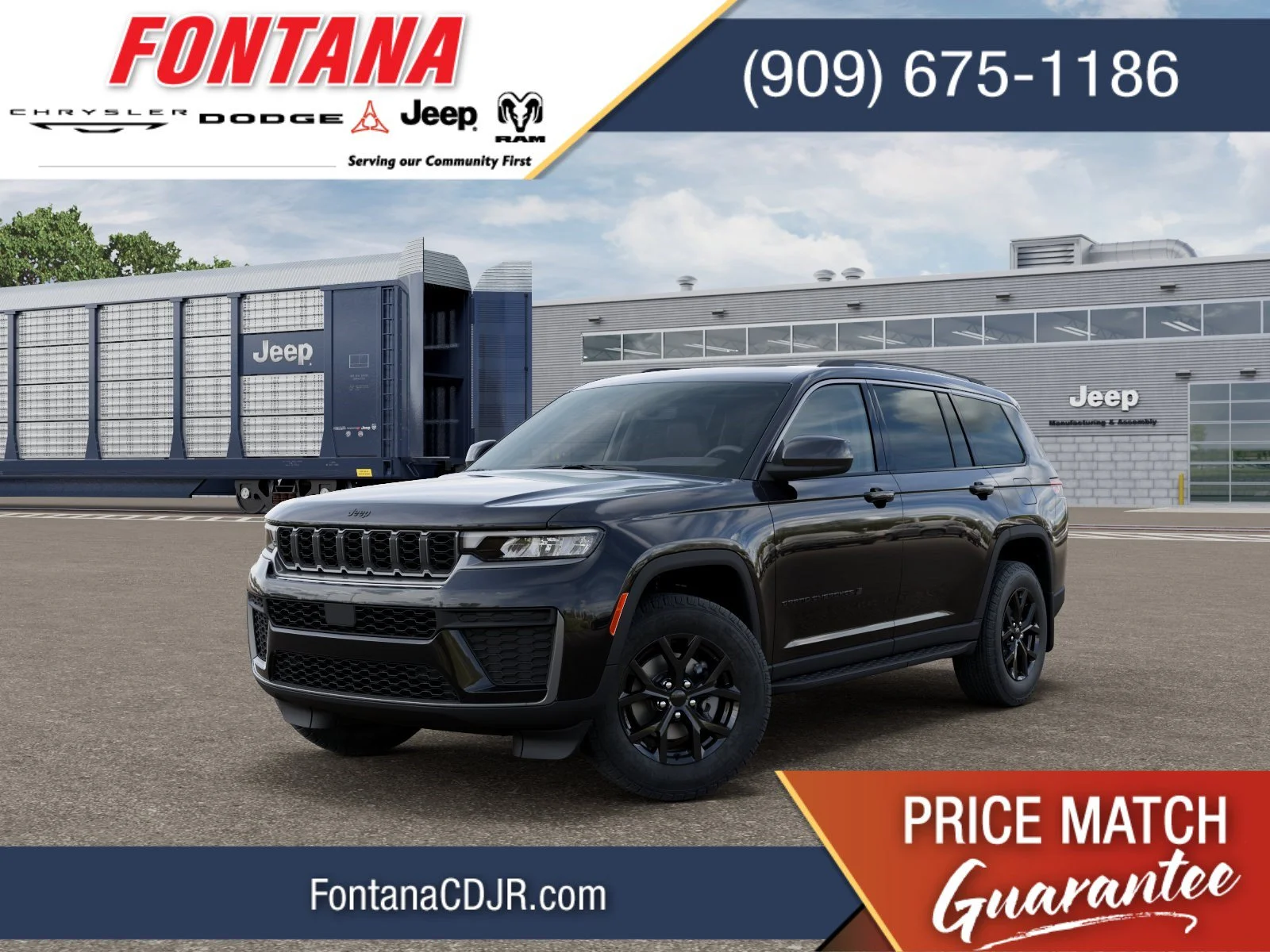 New 2026 Diamond Black Crystal Pearl-Coat Exterior Paint Jeep Altitude image 1