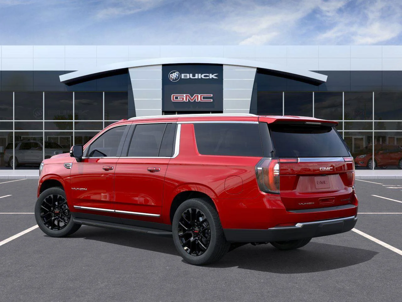 New 2026 Volcanic Red Tintcoat GMC Elevation image 3