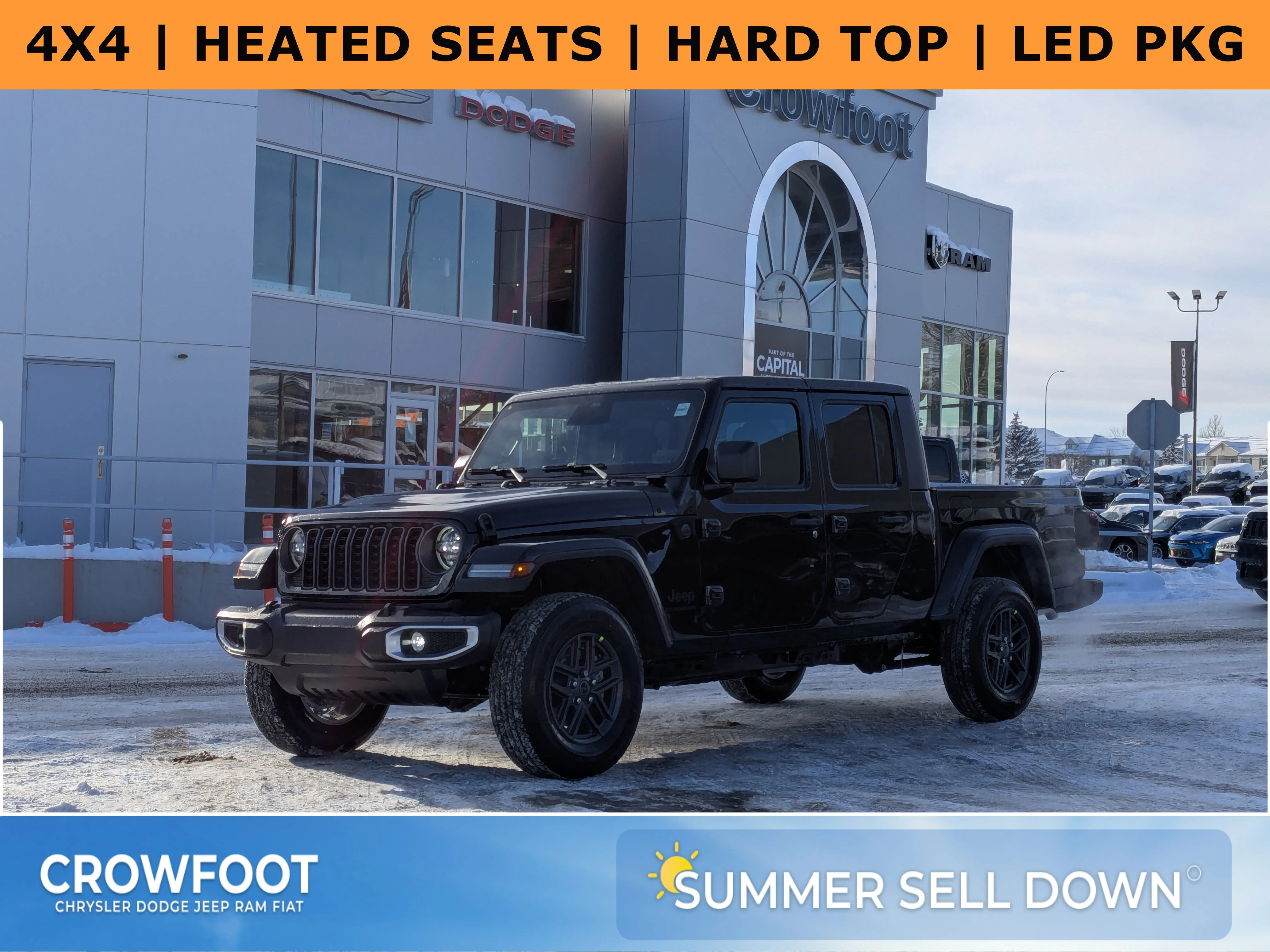 New 2026 Black Jeep Sport S - Safety Group - LED Lighting Group - Heated Seats & Steering & tons more! image 1