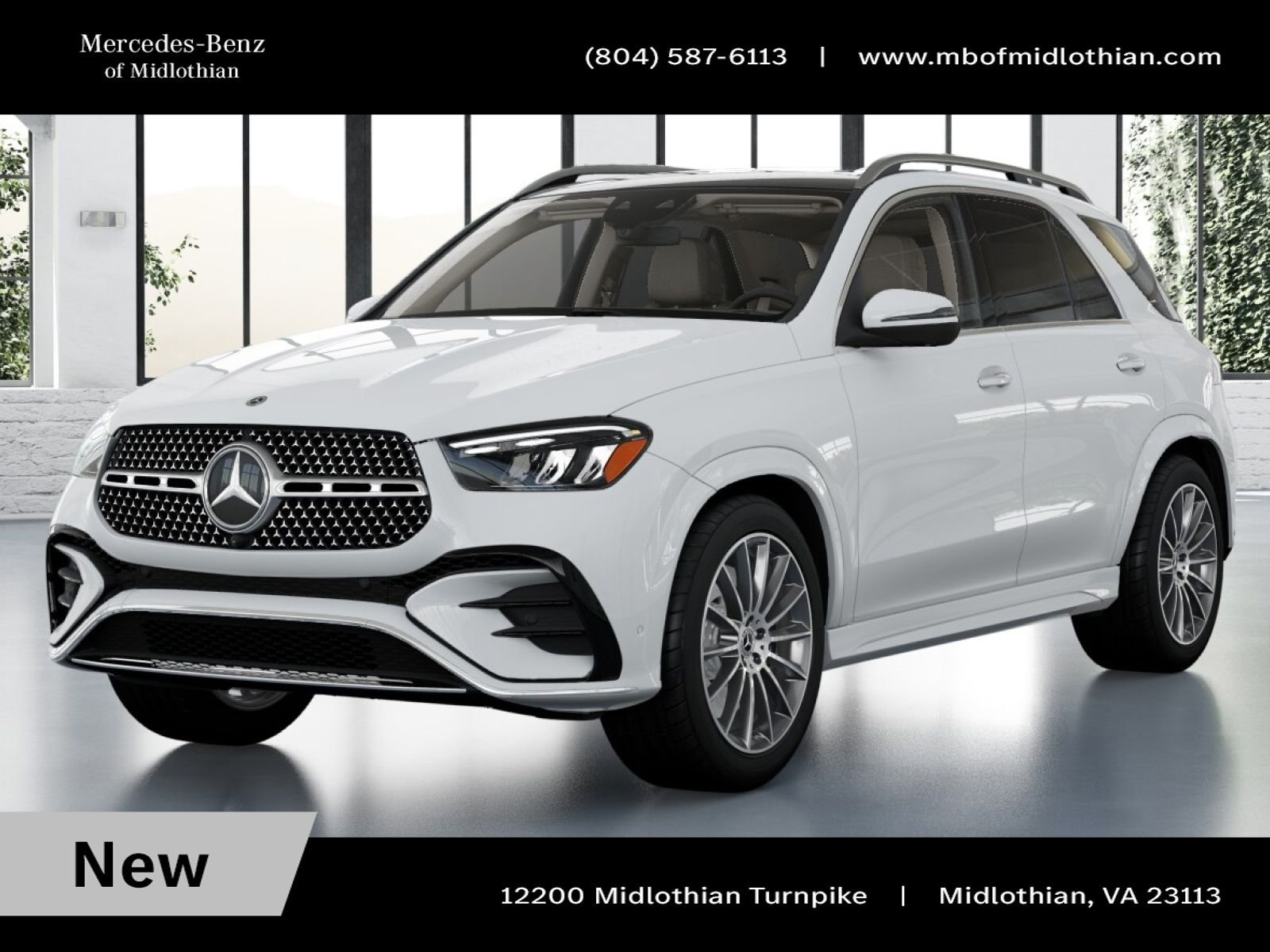 New 2026 Polar White Mercedes-Benz GLE 450 image 1